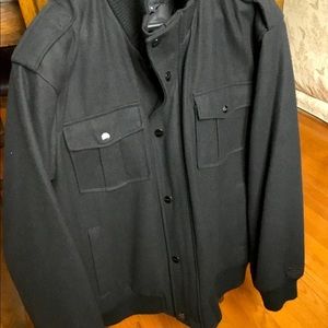 Sean John Men’s XL Wool-blend Jacket (Black)